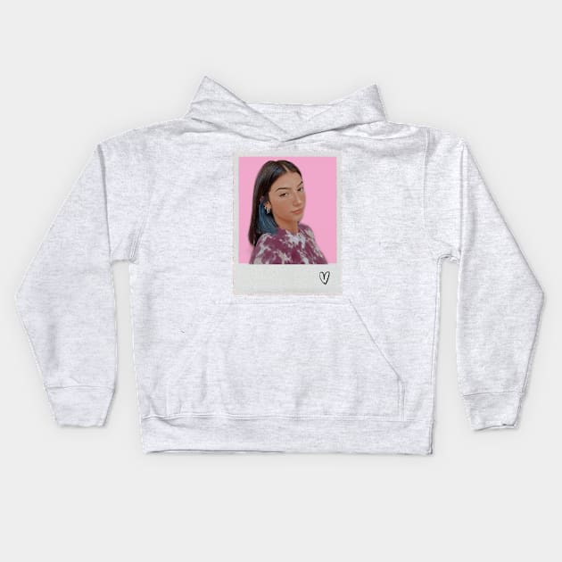 Charli Damelio Kids Hoodie by DiorBrush